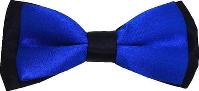 Fako Fashion - Kinder Vlinderstrik - Vlinderdas - Kinderstrik - Strik - Duo Tone - 10cm - Royal Blauw - Koningsblauw