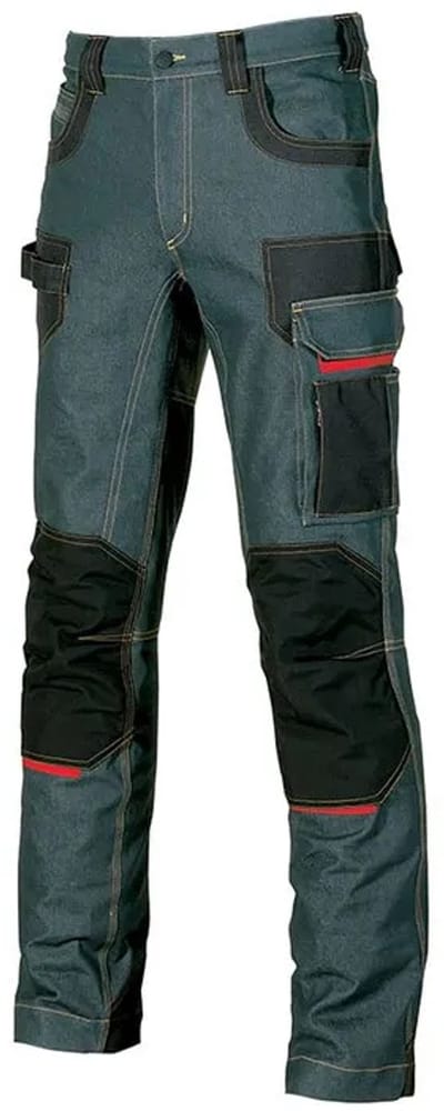 U-power Platinum Button Werkbroek Groen 54 Man,Vrouw