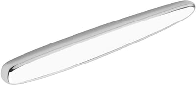 DOMINO MEUBELGREEP-128MM - Luxe Moderne Kastgreep - ZnAl - Wit en Chroom - Boorafstand 128mm - Ladegreep - 1 Stuk