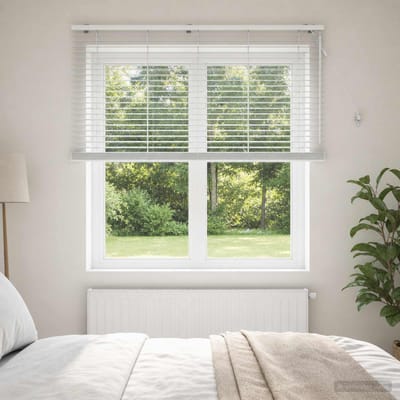 vidaXL - Venetiaanse - jaloezie - Wit - 145 - x - 160 - cm - 35 - mm