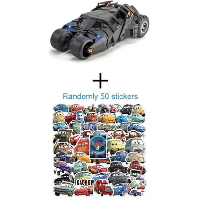 1:18 Grote Maat The Dark Knight Trilogy Batmobile Sportwagen Model Speelgoed Geluid Licht Spray Schokabsorptie Modellen Sieraden Cadeaus