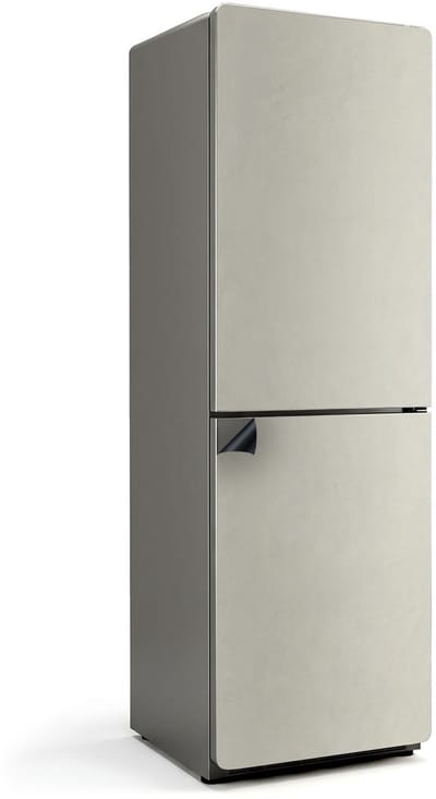 Wallfluent Magnetische Koelkastmat - Lichtbeige Koelkast Magneet Sticker - 60 cm x 190 cm - Lichtbeige Magnetische Koelkastmat - Decoratieve Koelkastfolie - Magneet Poster Voor Koelkast - Stijlvolle Koelkastfolie