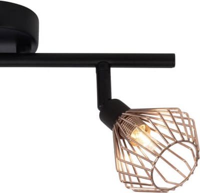 Brilliant DALMA - Plafondlamp - Koper;Zwart