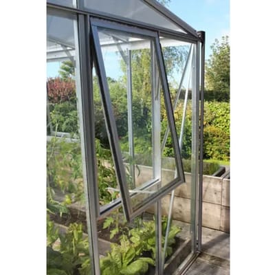 Vitavia Zijraam H Aphrodite/athena Geanodiseerd Aluminium En Kristalhelder Gehard Veiligheidsglas 87,6x55,4cm