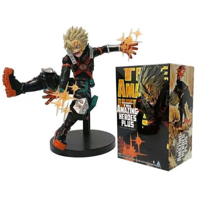 Nieuwe Banpresto My Hero Academia Anime Bakugou Katsuki MAXIMATIC Originele Anime Figuur Actiefiguren Model Figurine Collectie black