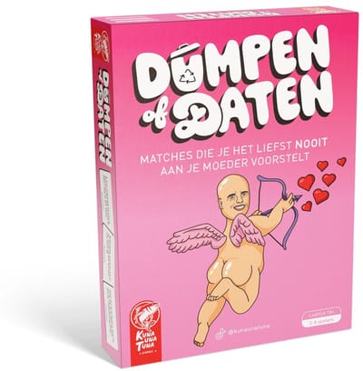 Dumpen Of Daten - Hilarische Nederlandstalige Partygame - Leer je partner beter kennen - Klein cadeautje - Nederlandstalig vriendenspel