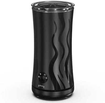 Goliving Elektrische Melkopschuimer - 4-in-1 - BPA- & PFAS-Vrij - Melkklopper - 240 ML - Handige Melkschuimer - Zwart