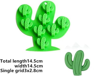 Cactus Siliconen Ijs Mallen Diy Ice Cube Klontjes Mal Silicone ijs mal Tray Fruit Chocolade Doe het zelf Candy Bar Keuken gereedschap