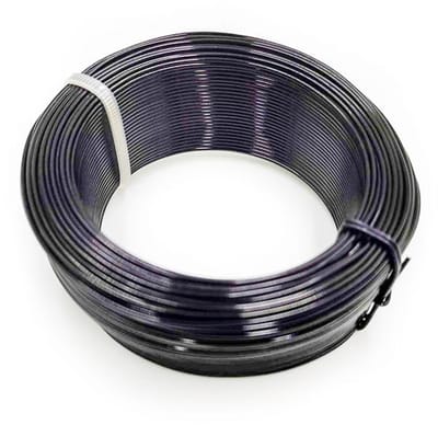 Mech-mech Ring Serie - Kleine Floristenring - 1mmx50m - Zwart