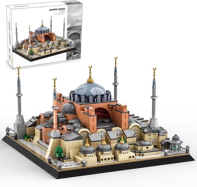 Bouwsteen Model - Architectuur Kit - Monument Nabouwen - Gedetailleerd Ontwerp - Groot Formaat - Multicolor