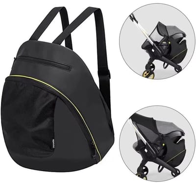 VHV - Kinderwagen tas - Luiertas - Opbergtas - Kinderwagen organizer - Luiertas met vakken - Tas met ritssluiting - Draagbare babytas - Opbergtas voor kinderwagen - Voor dagelijkse wandelingen - Voor reizen met baby - Voor kinderwagen