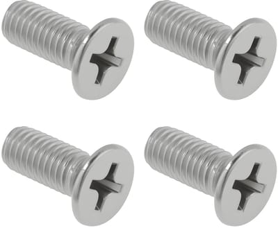 Dailygoods- Deurscharnier Schroeven - M8x1.25x20mm - 4 Stuks - Compatibel met Lada 1200-1500 Kombi - Stabiele Rotatieondersteuning - Voorkomt Losraken Deur