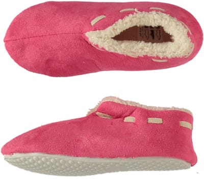 Apollo Spaanse meisjes sloffen - voor kinderen - Roze - Huissloffen - met anti slip zool - 35-36
