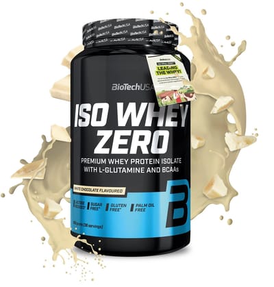 BiotechUSA isolaat eiwitpoeder - ISO WHEY zero (908 g) - smaak: Witte Chocolade