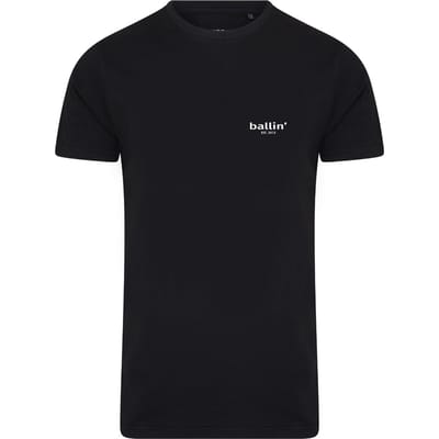 Ballin Est. 2013 - Heren Tee SS Small Logo Shirt - Zwart - Maat XXL