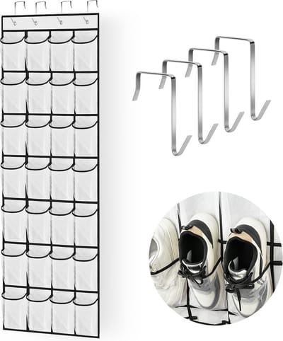 La'Moussawi ® Ruime Hangende Deur Organizer met 28 Vakken voor Diverse Opbergmogelijkheden