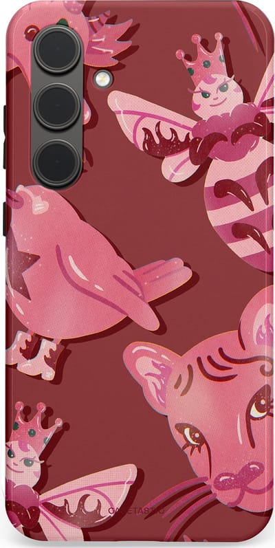 Casetastic Hoesje Geschikt voor Samsung S24 Plus - Stijlvolle Beschermende Duo-layer Case - Luxe dieren