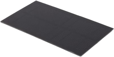 Monokristallijn Zonnepaneel - Draagbaar Zonnepaneel - Energie Opwekken - Hoge Conversiesnelheid - 118x63mm - Zwart