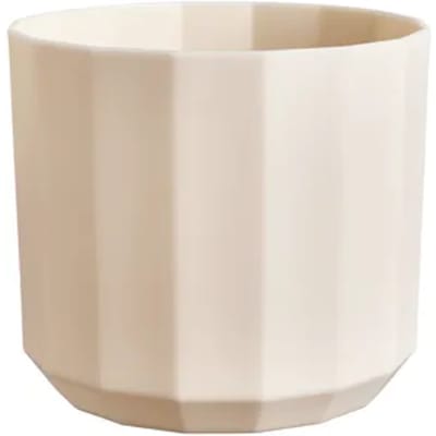 Elho Bloempot Facet - Kunststof - Amandelroze - Diam.19xh16,7cm