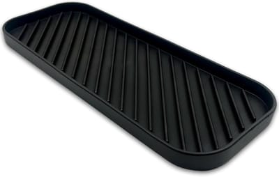 Siliconen Zeepbakjes - Siliconen keukengerei - Gootsteen Bakje - Siliconen - 22.5×8.8cm - Zwart