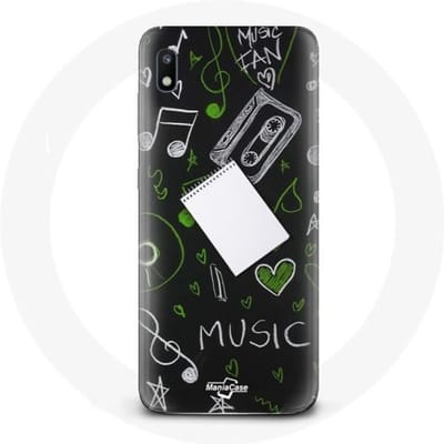 Hoesje voor Samsung Galaxy A10 Muziek-solsleutel