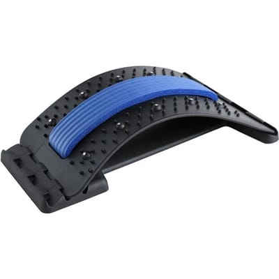 Magnetische Rugmassage Spierontspanning Rekker Houdingstherapie Corrector Rugrek Wervelkolomrek Lendensteun Pijnverlichting Blue black