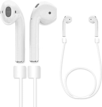 Anti-Lost Strap geschikt voor Apple Airpods - EarPods - Silicone koord - Wit
