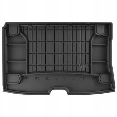 TPE Kofferbakmat - Fiat Qubo Lounge 2008-2020 - Rubber - Geurloos - Anti-slip