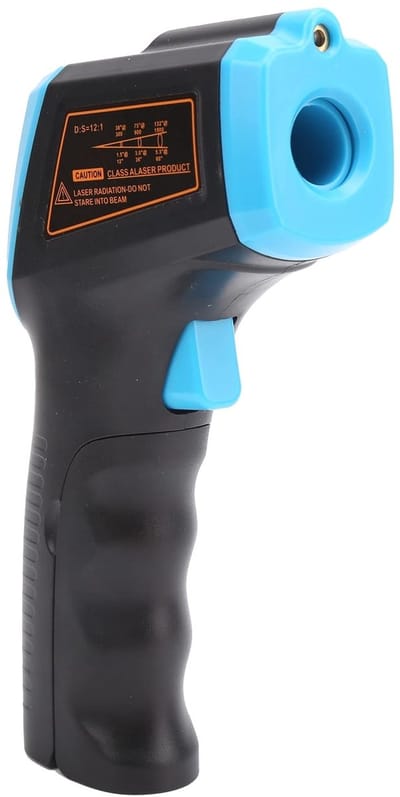 Allecto - Infrarood Thermometer - Contactloze Digitale Temperatuurmeter - Tot 600°C - Nauwkeurig en Snel - Geschikt voor Menselijke en Objecten -