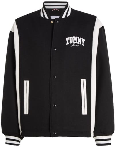 Tommy Hilfiger baseball jas XL - TJM CORD WOOL MIX LETTERMAN black XL Tommy Jeans