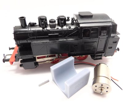 micromotor HP009 ombouwset Piko BR 80, BR 98 DB, DR, DRG, DSB, NS, SNCF (Oude Model)