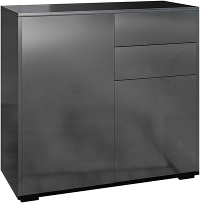 HOMCOM-Dressoir-Spaanplaat-79x36x74cm-Zwart