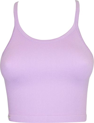 MAGIC Bodyfashion Lounge Crop Top Lavender Vrouwen - Maat L