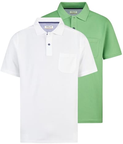 Redmond Heren poloshirt 2 pack Basic