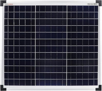 Zonnepaneel - Zonnecellen - Energie Opwekken - Compact Ontwerp - 30 Watt - Blauw
