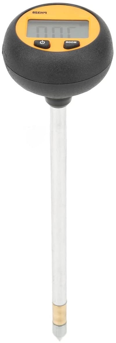 Digitale Bodem Tester - PH Meter - Bodem Analyse - Meet Vocht Temperatuur - 2.0-8.5 PH - Zilver