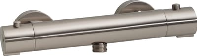 Wiesbaden Rio Thermostatische Douchekraan - 15 cm hartafstand - Geborsteld staal