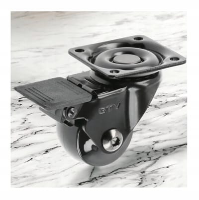 GTV CALIBRO meubelpot met riem, Ø50mm, zwart