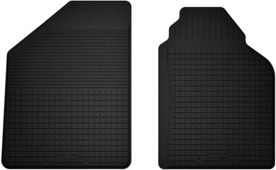 Wielganizator BasicProtect Serie - Rubberen Autovloermatten - Voor Nissan NV200 - 1,5 cm Rand - Set van 2 Stuks