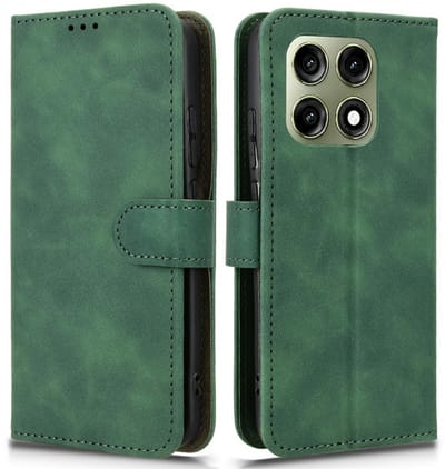 Coverup Hoesje - Geschikt voor Motorola Edge 70 Pro Hoesje - Coverup Book Case - Groen