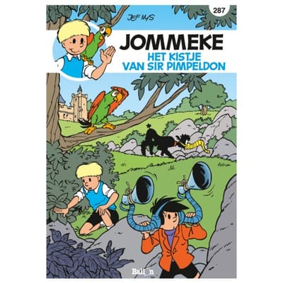 Het Kistje Van Sir Pimpeldon - Jommeke Strip - Nieuwe Look - Philippe Delzenne