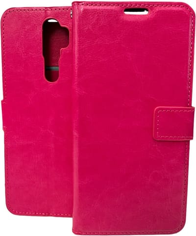 Portemonnee Book Case Hoesje Geschikt voor: Oppo Reno 2 - Roze