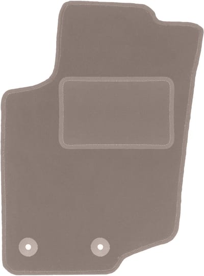Beige bestuurdersmat voor: Peugeot 207 SW, stationwagen, hatchback (2006-2012)