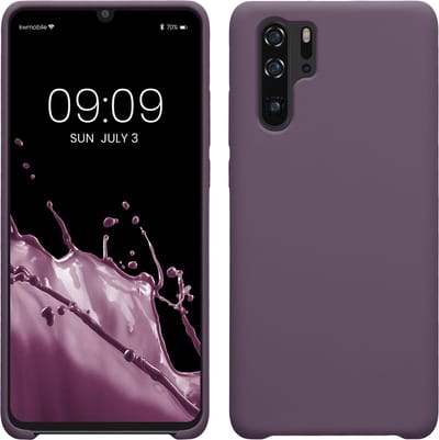 kwmobile telefoonhoesje geschikt voor Huawei P30 Pro - Hoesje met siliconen coating - Smartphone case in Bleke iris