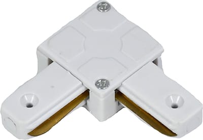 Ledl Trackrails L-Vorm Koppelstuk 1 Fase Wit