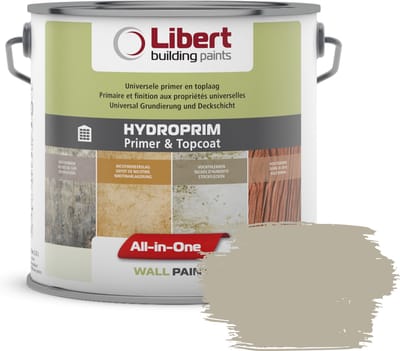 Libert Hydroprim – Isolerende Primer & Afwerkingslaag – 2-in-1 – Binnenmuurverf – Original PE045 – 10L