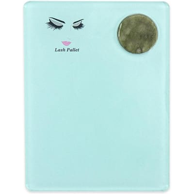 Plaque d'extension de cils en pierre de Jade acrylique, plateau de greffage, porte-cils, palette de colle, support, outils de maquillage