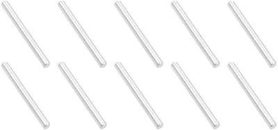 Cilindrische Pinnen - Bevestigingspennen Steunpennen - Meubelmontage Reparatie - Roestvrij Staal - 3x30mm - Zilver