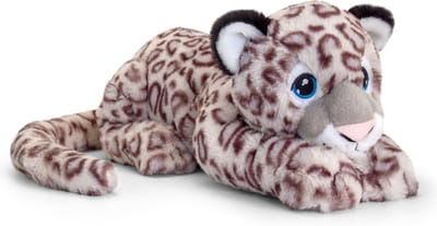 Keel Toys Knuffel Luipaard - pluche - sneeuwluipaard - 45 cm