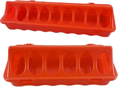 Kippenvoederbak Zonder Verspilling - Voederbak Vogels - Voedsel Distributie - Voedselbesparende Technologie - 4 Liter Capaciteit - Niet Gespecificeerd